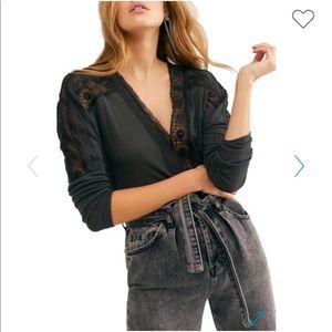Free People Lola Lace Top